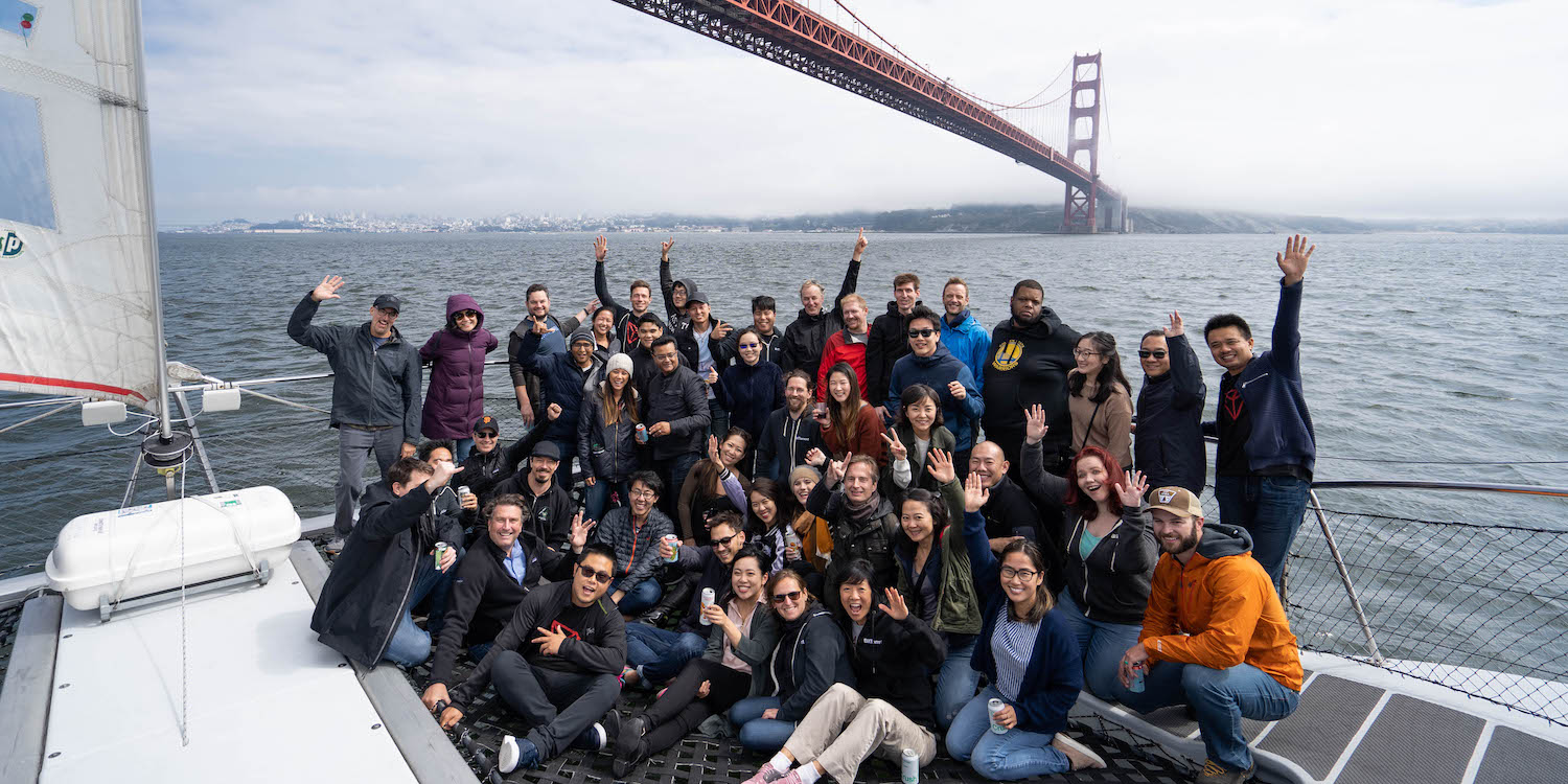 BitTorrent team building on the bay